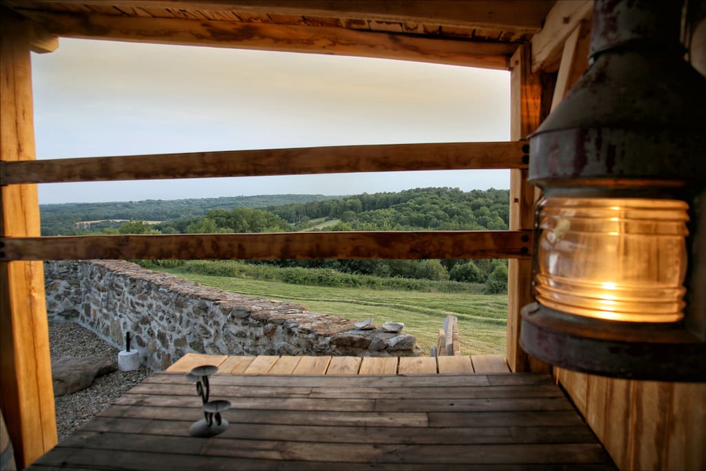 View from the pool area.