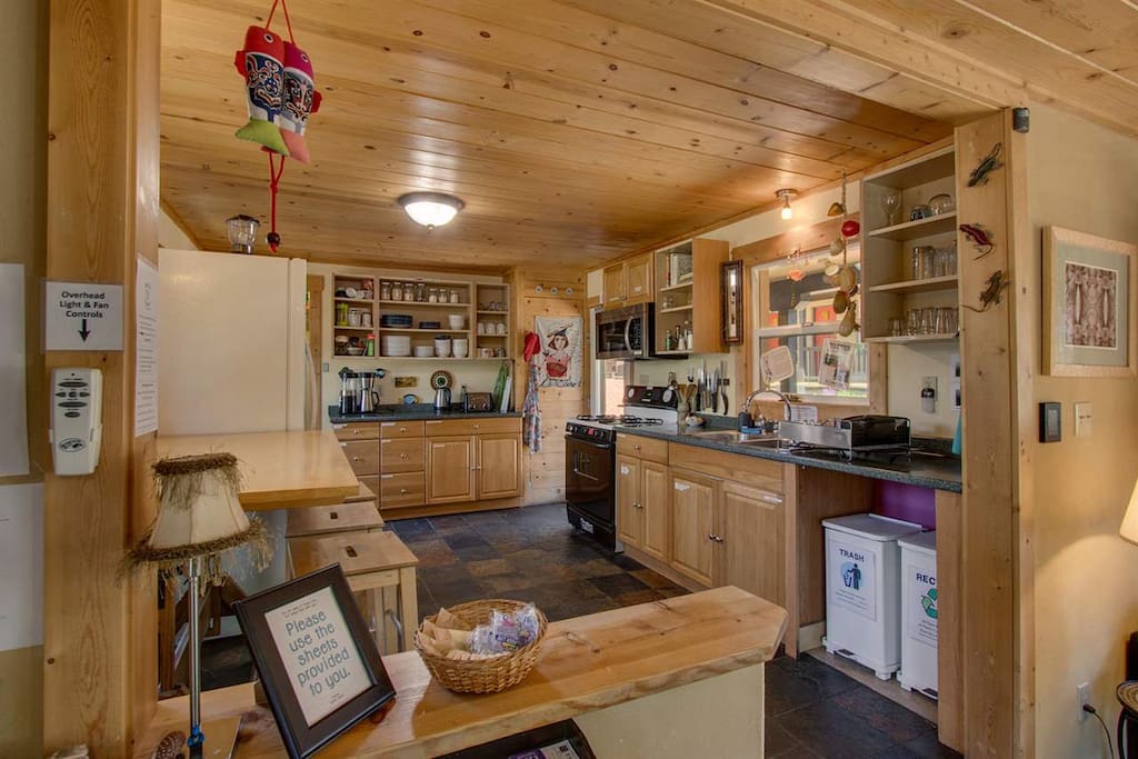 Front communal kitchen (in separate building)