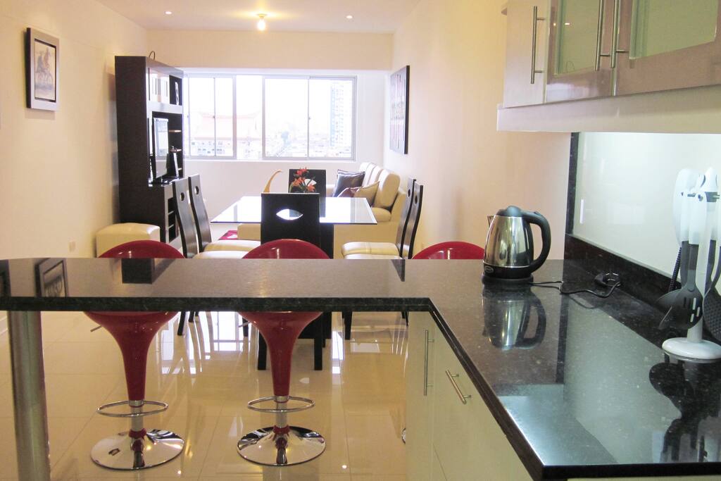 Cocina, Comedor y Sala Integrado
