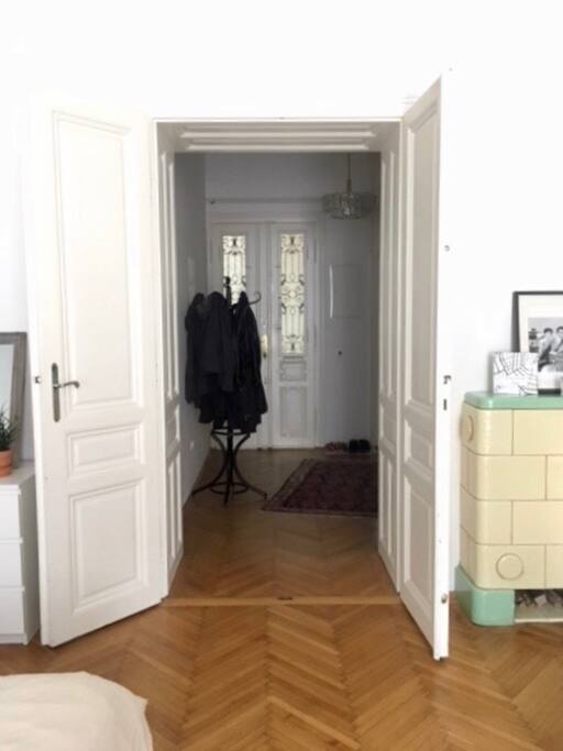 View to the hallway from Nadine's room
