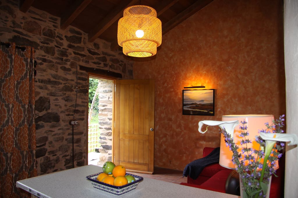 Sitting area with own front door access from the garden