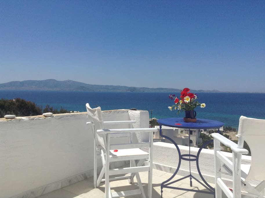 balcony with a sea view