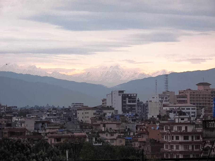 With mountain views like this who would leave our balcony?