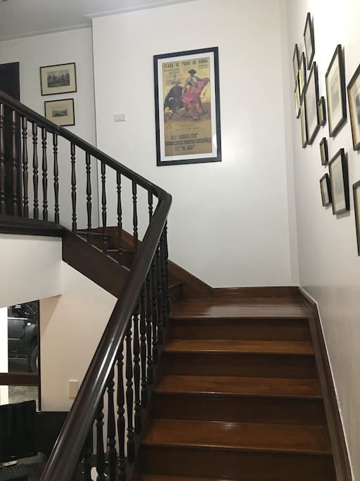Stairs to bedrooms