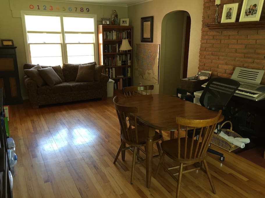 Front room with sleeper sofa