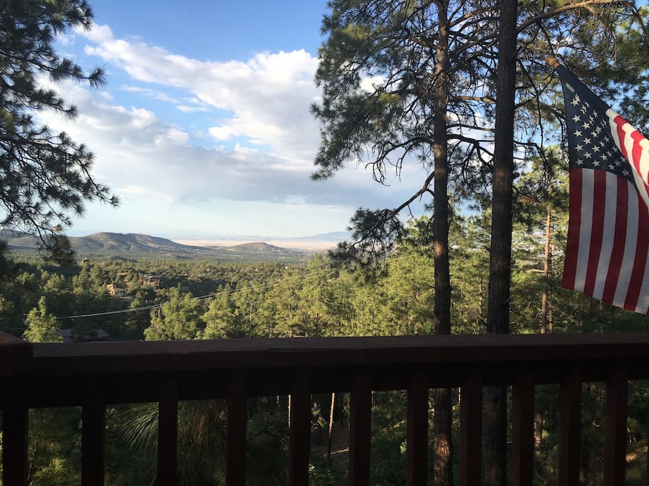 Balcony deck view