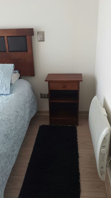 Calefactor del dormitorio principal
