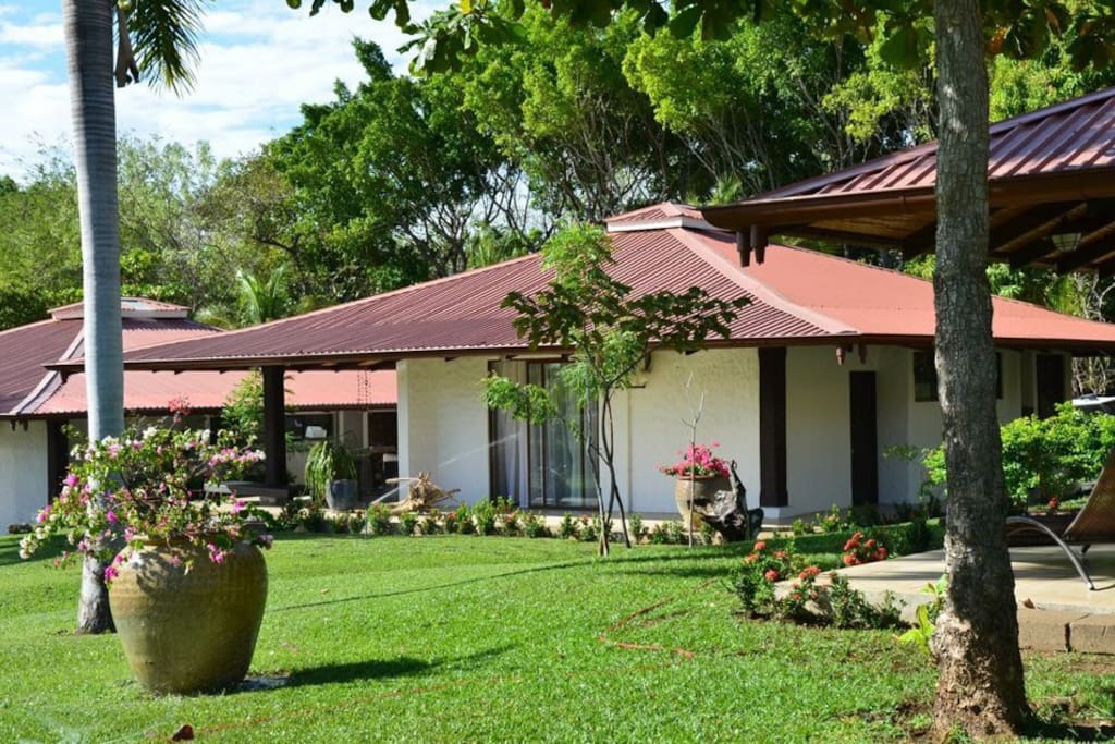 Our villa seen from the pool