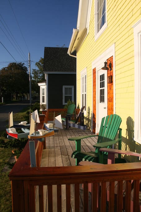 front porch-a good place for coffee.