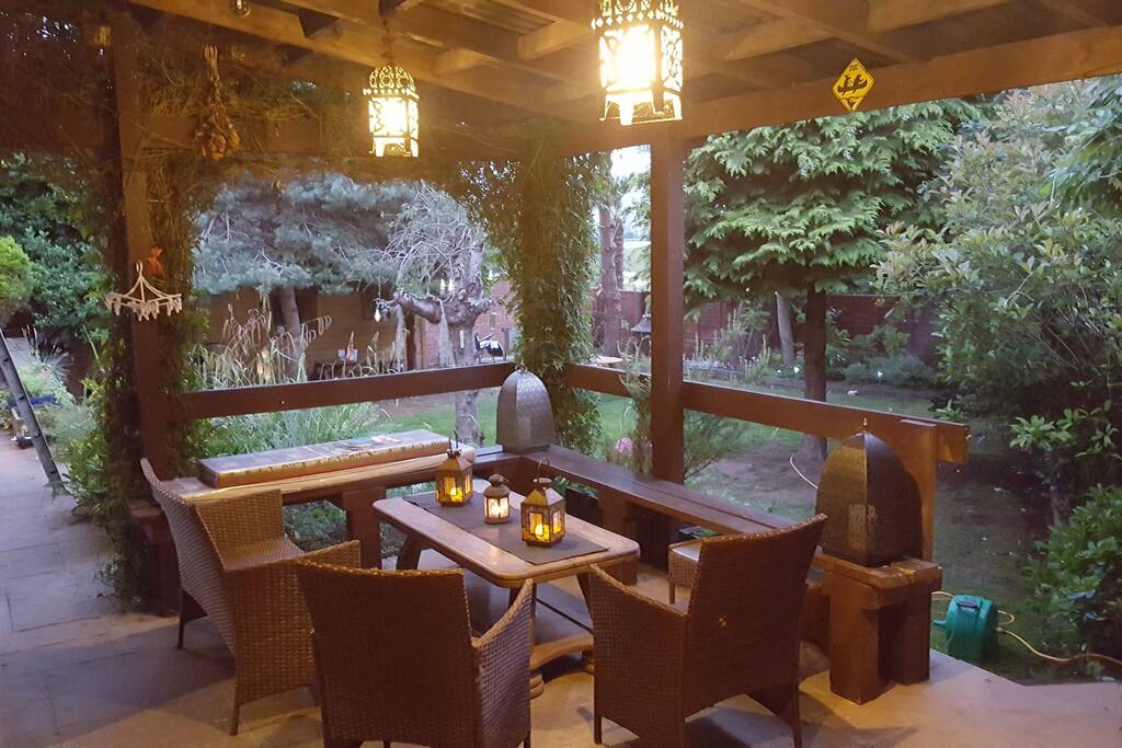 Undercover BBQ area