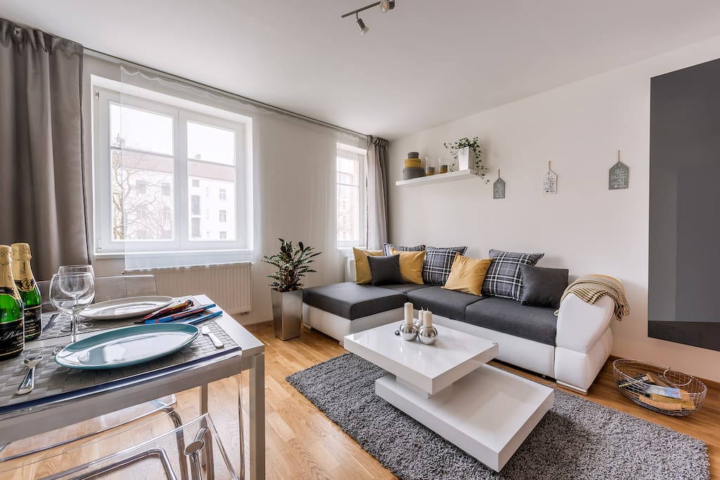 living room with kitchen (sofa bed 2 persons)