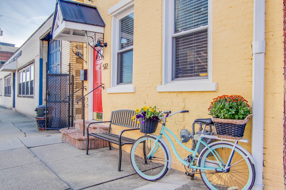 bicycle in house