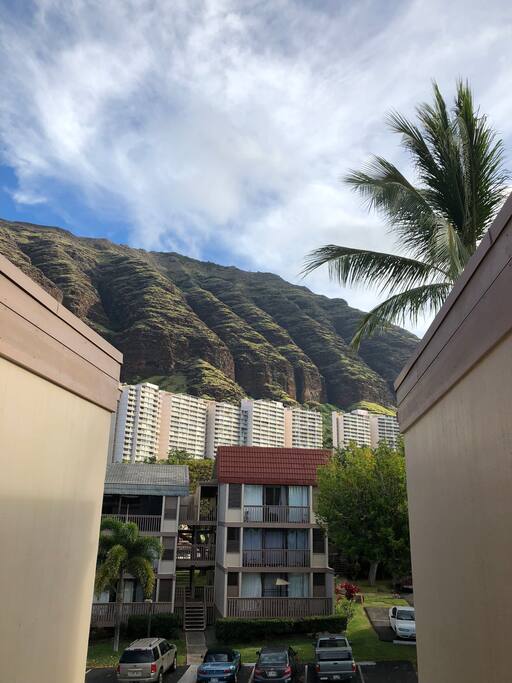 View from the fourth floor right outside of the condo