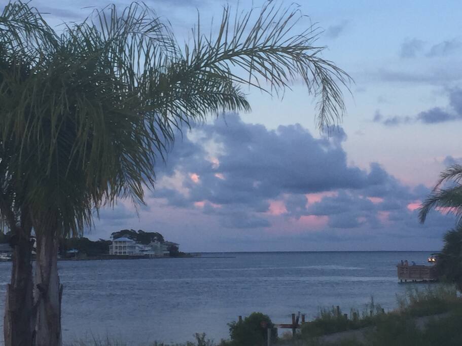 Beautiful parks near the beach