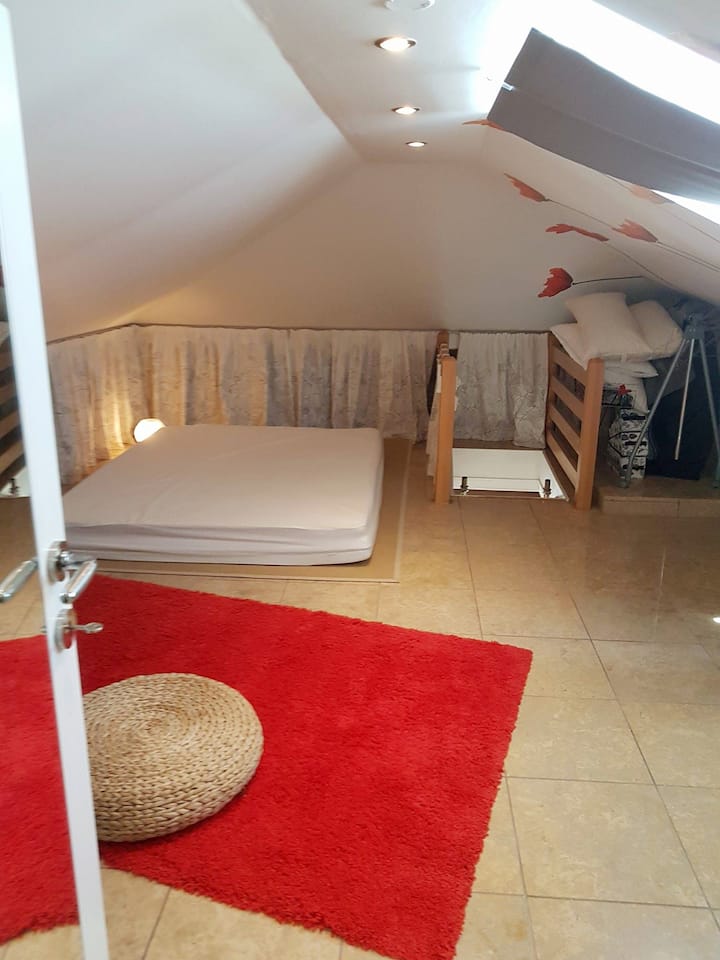 manzarde -attic ოთახი 