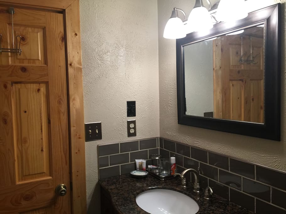 Remodeled private bathroom