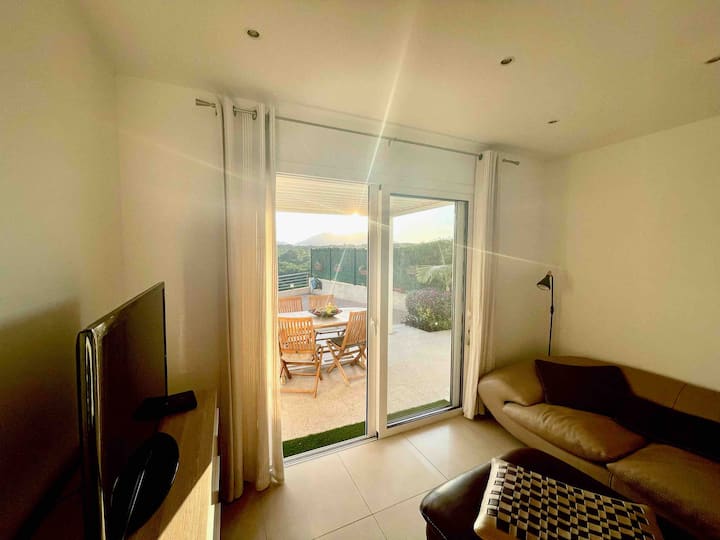 F2 40m2 Indépendant Rez De Villa Vue Dégagée Mer - Porticcio