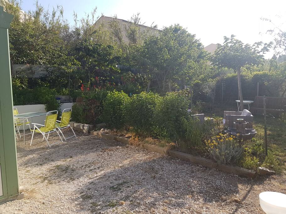 jardin privatif cloturé