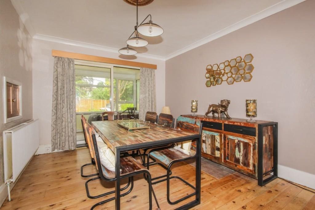 The dining room