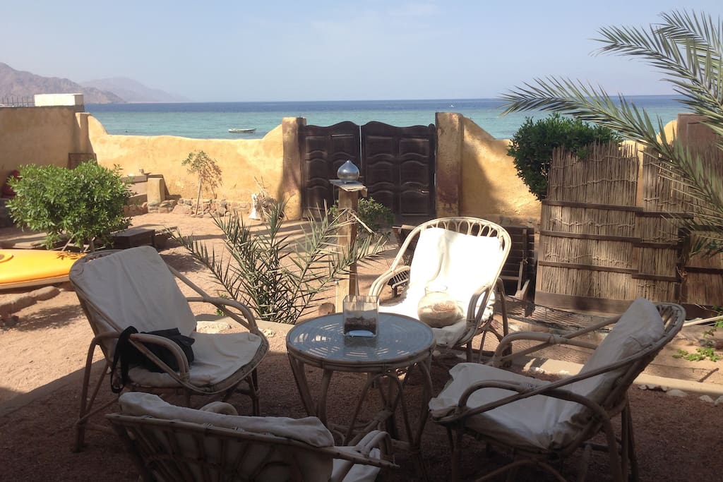 The lounge terrace