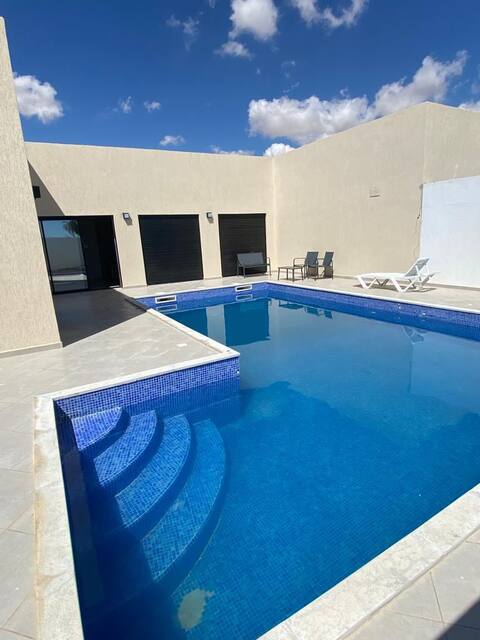 Designer villa not overlooked