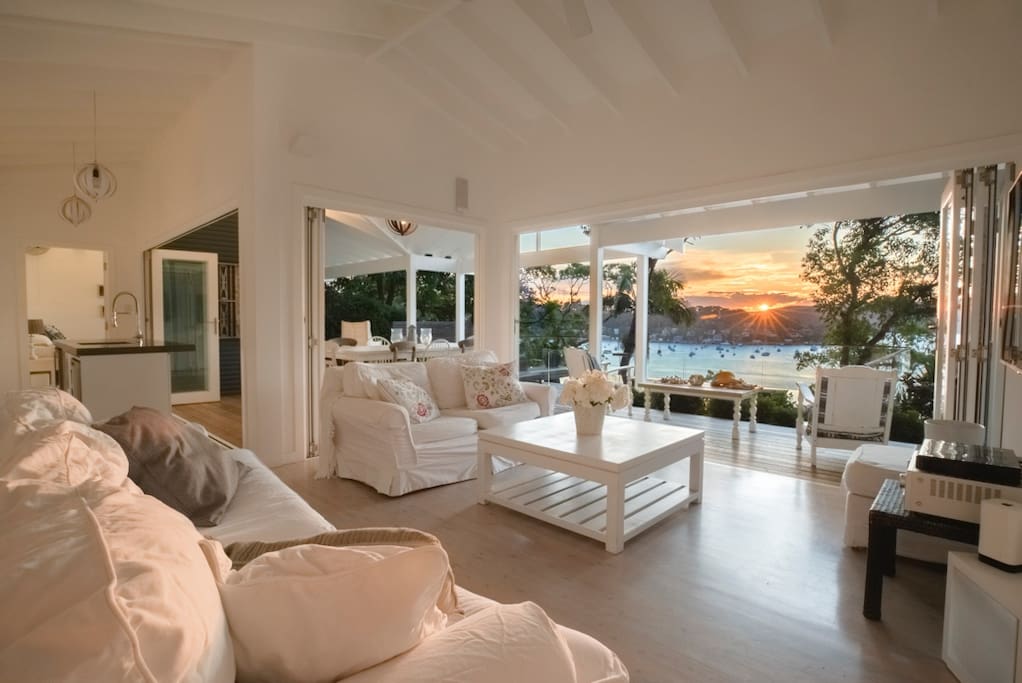 the interior and surrounds become one
