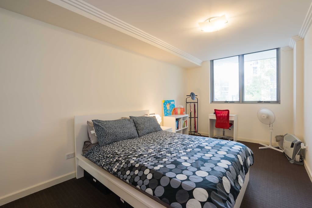 Spacious bedroom