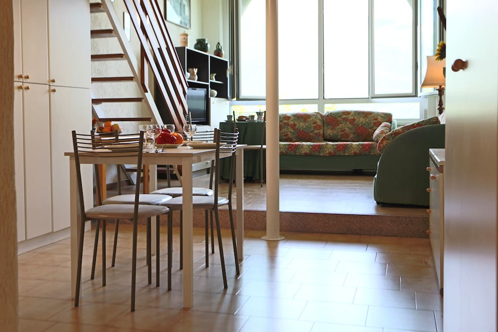 Living room + dining table