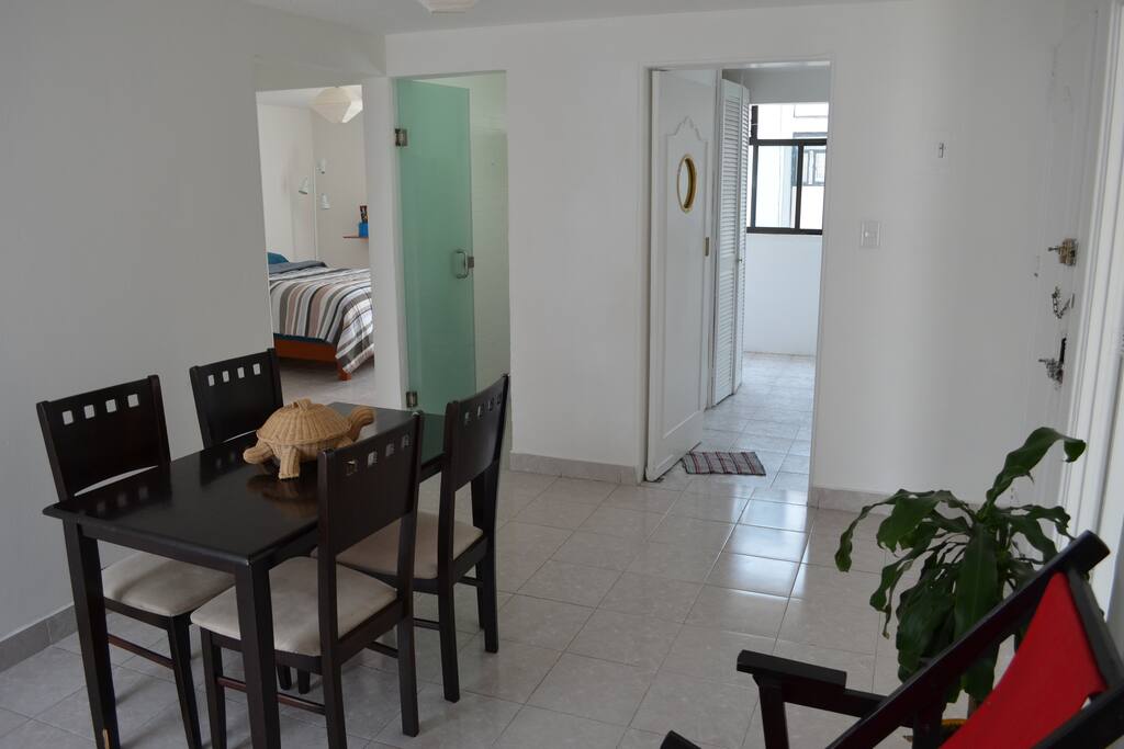El comedor.
Livin room.