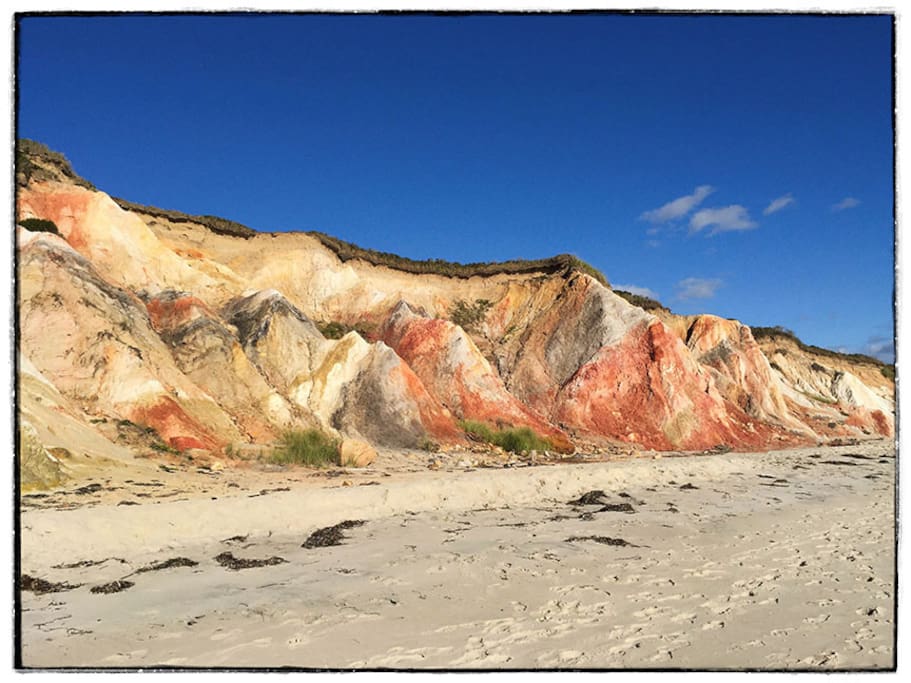 The Renowned Gayhead Cliffs at Moshup Beach