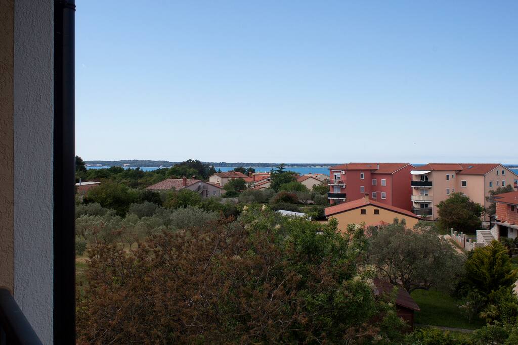 view from the balcony