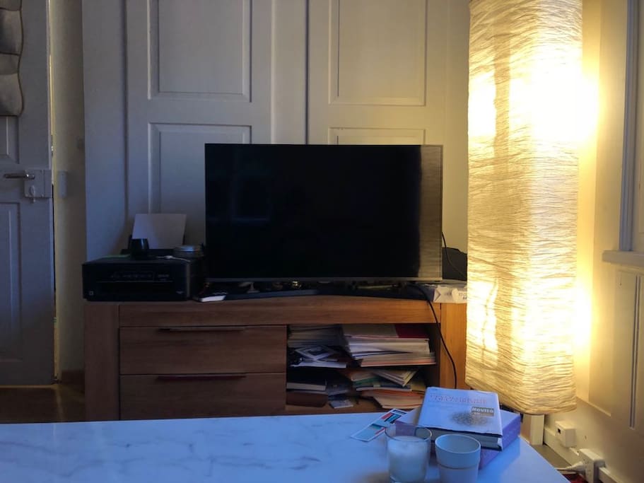 Large and flat HD TV