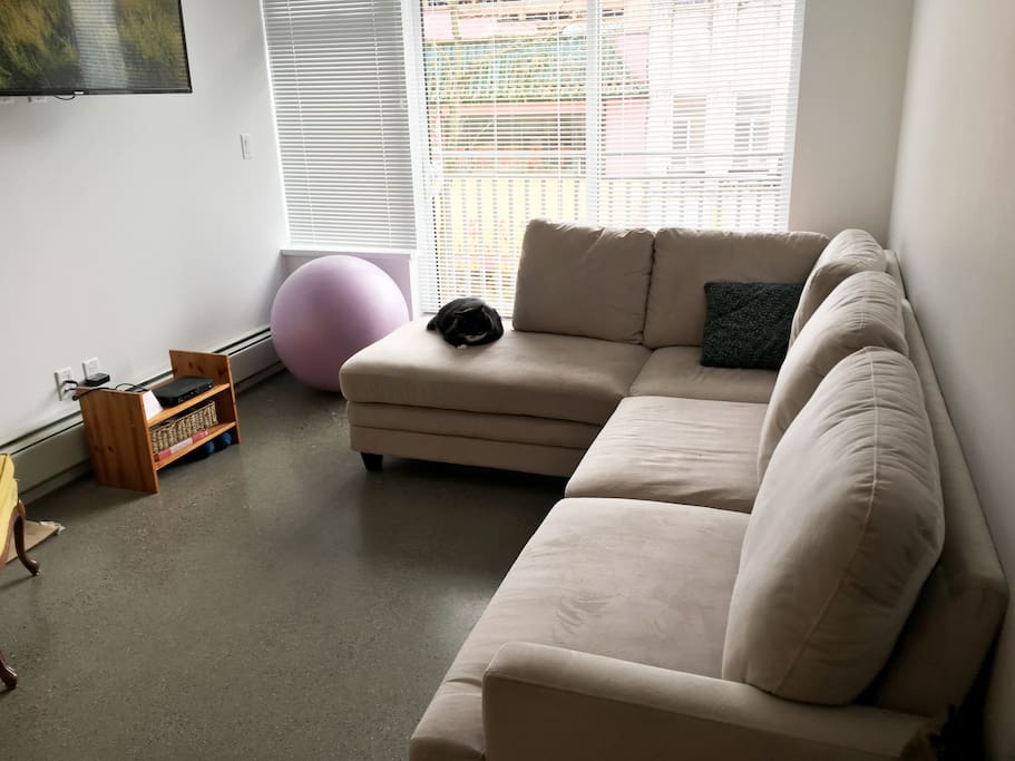 The living room