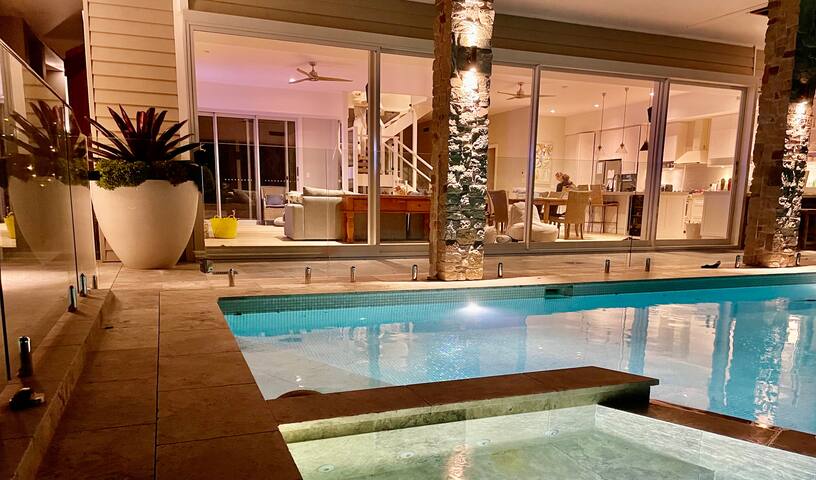 Luxury family resort style Palm Beach Home