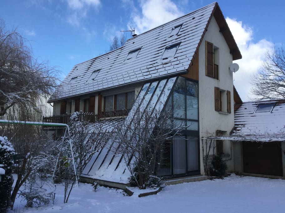 Soleil et neige à Mens