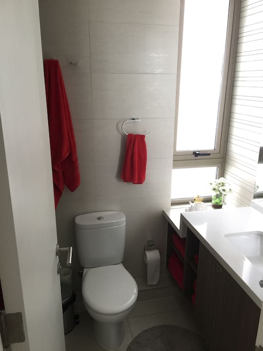Baño principal en suite. Master restroom
