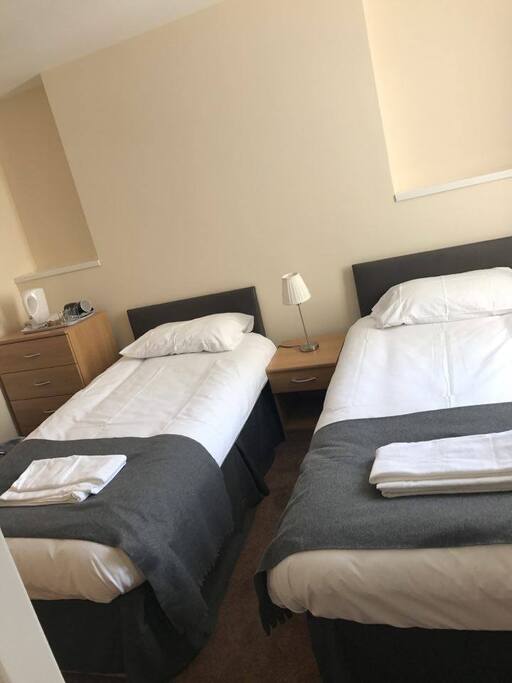 Twin-bedded room