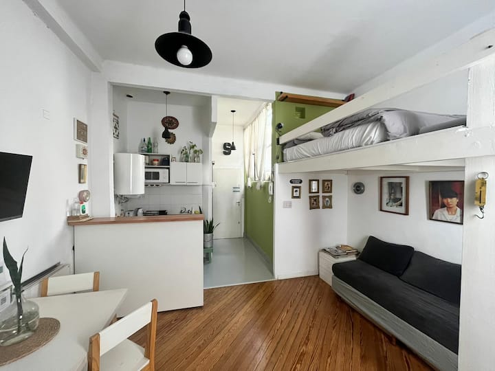 Apartamento tipo loft mobiliado em San Telmo