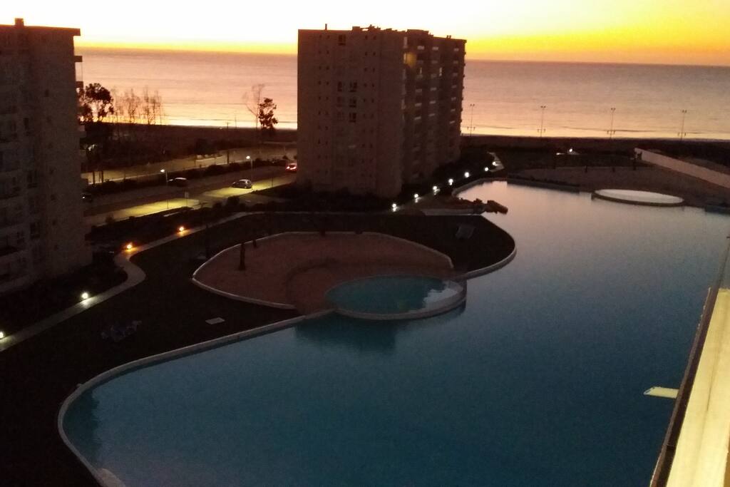 Vista desde el balcón