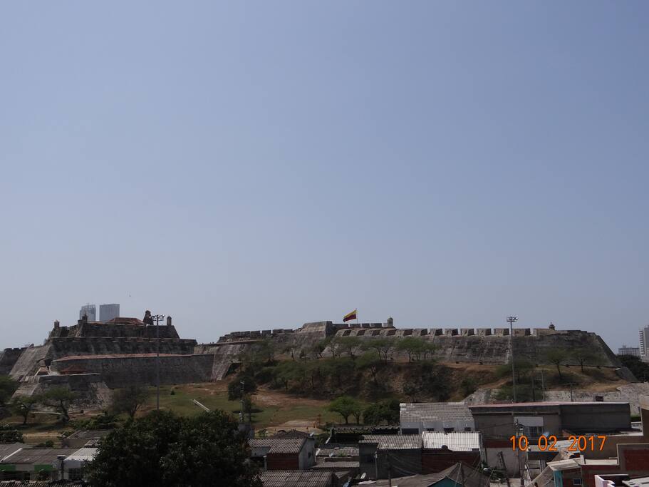 vista al castillo de San Felipe