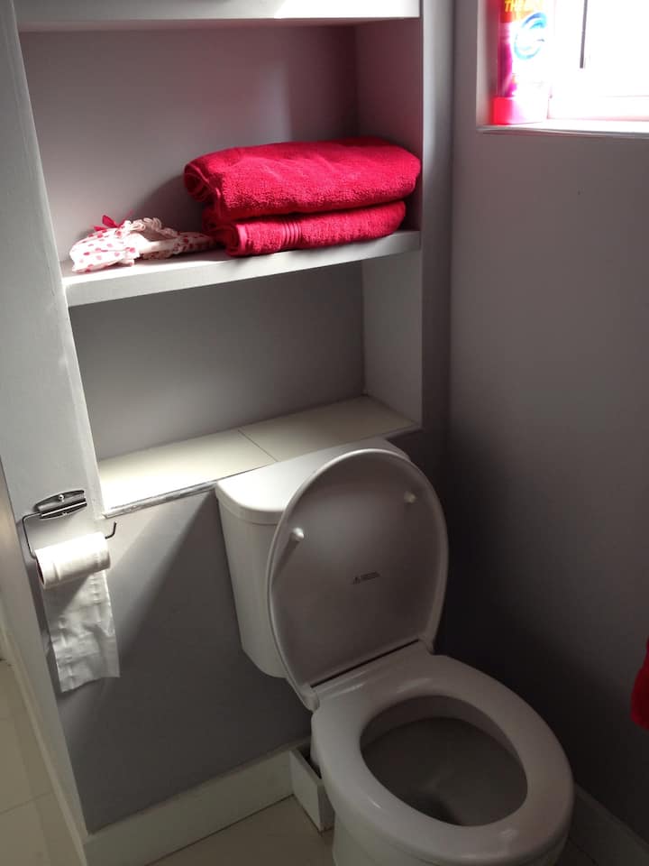 Тоалет на долниот кат во туш-кабината