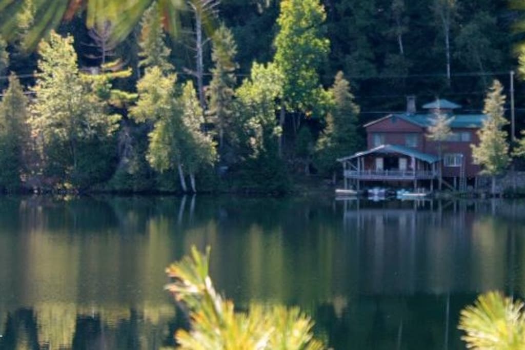 View from the lake.