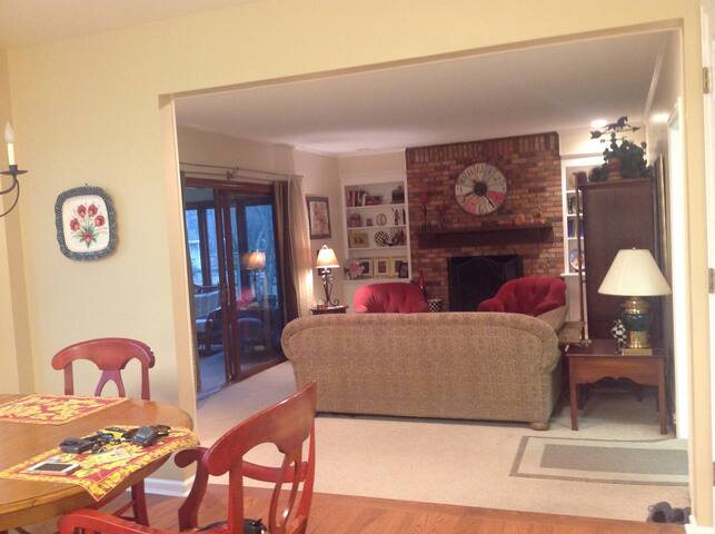 Updated spare bedrooms in renovated home