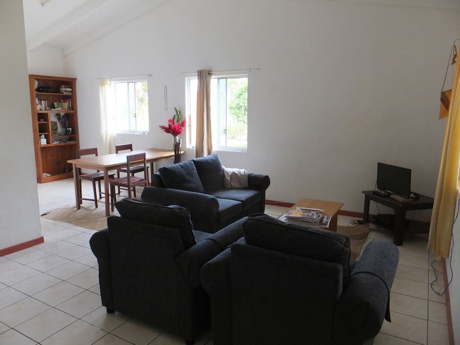 Comfortable, clean, airy and sunny living space