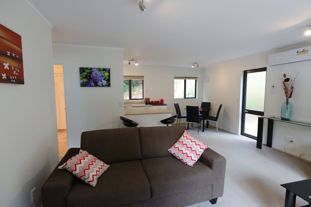 Looking towards the dining area