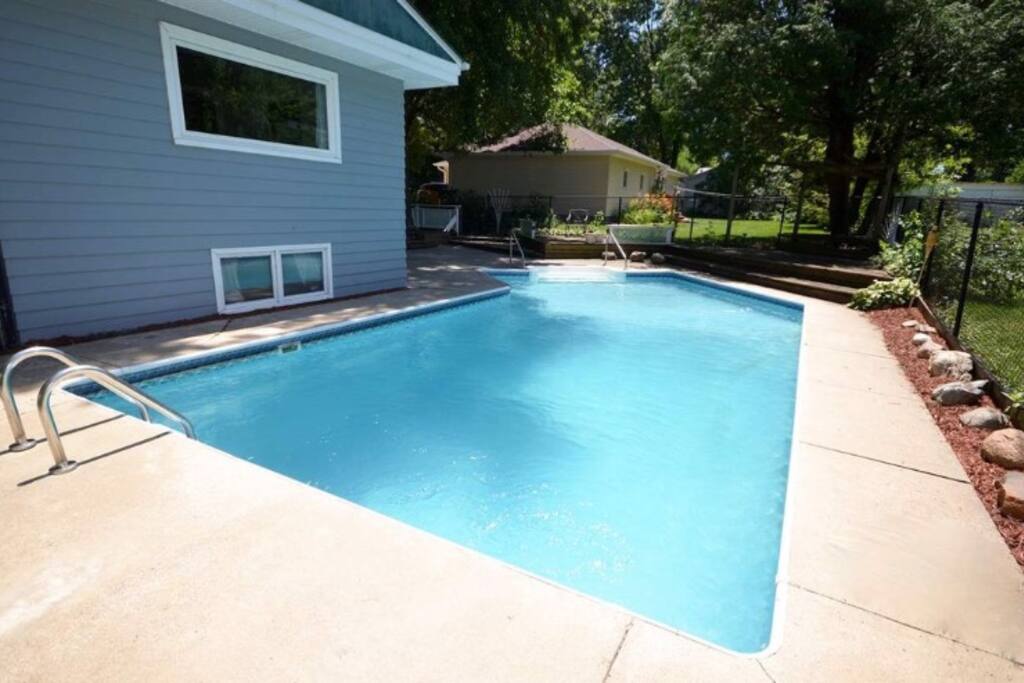 Backyard pool