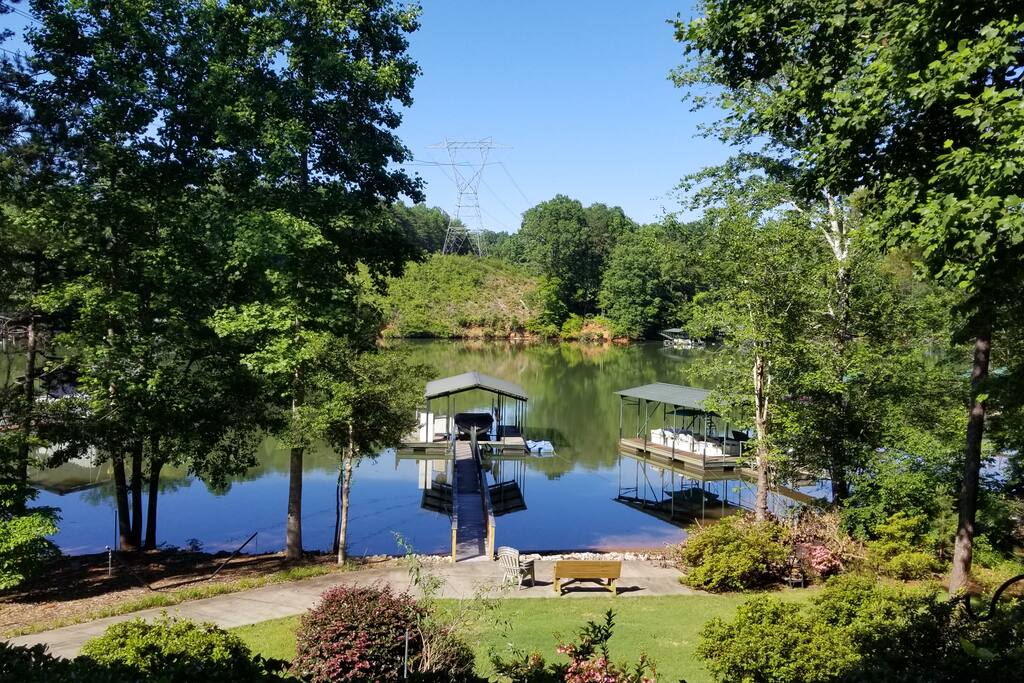 View from back porch/swing
