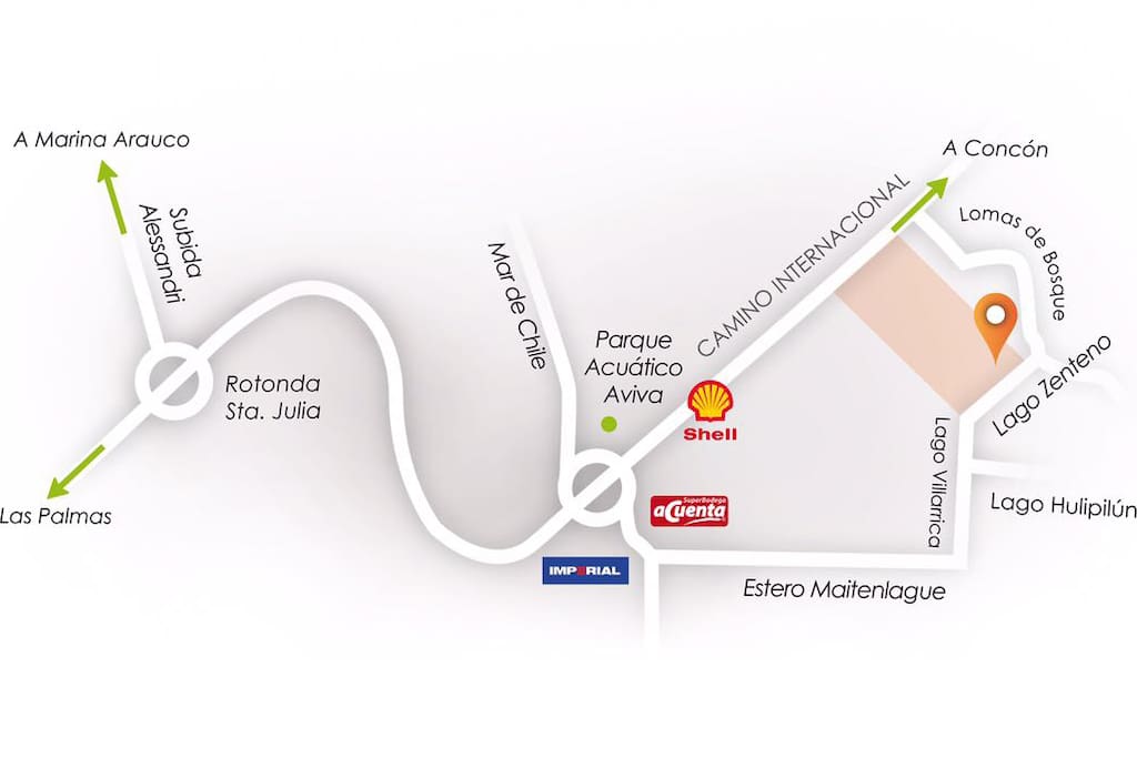 Mapa referencial de la ubicación