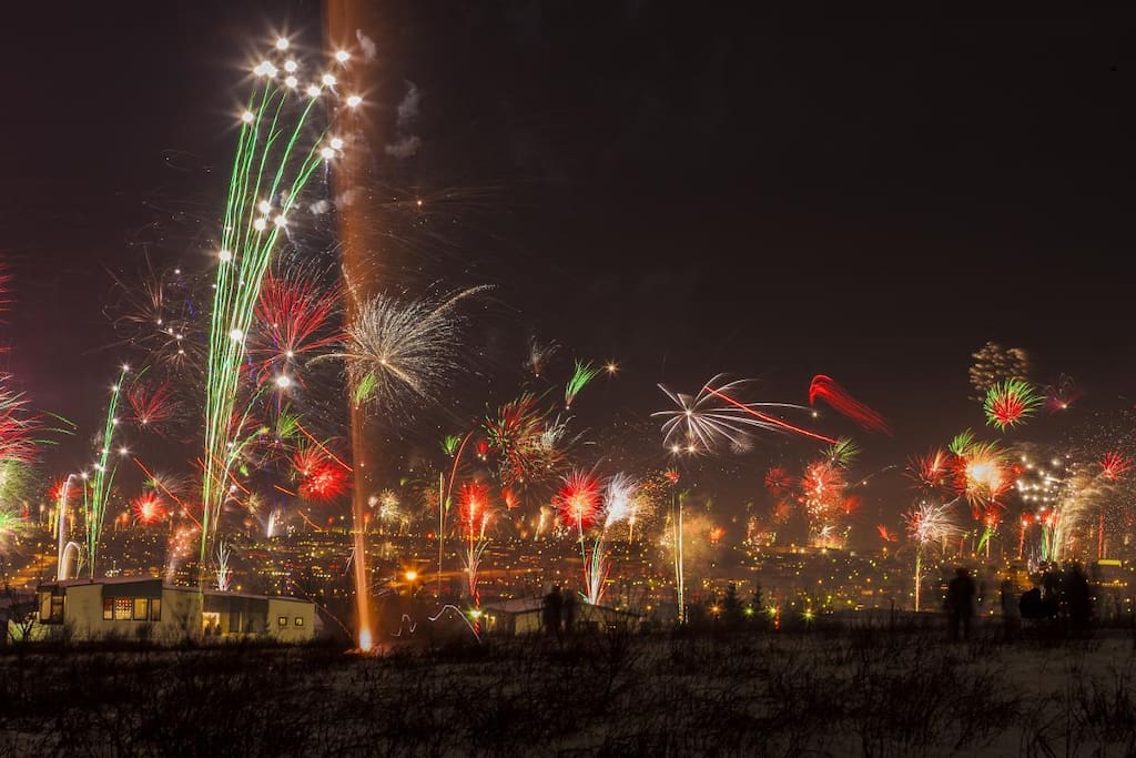 Reykjavík at New Years Eve!