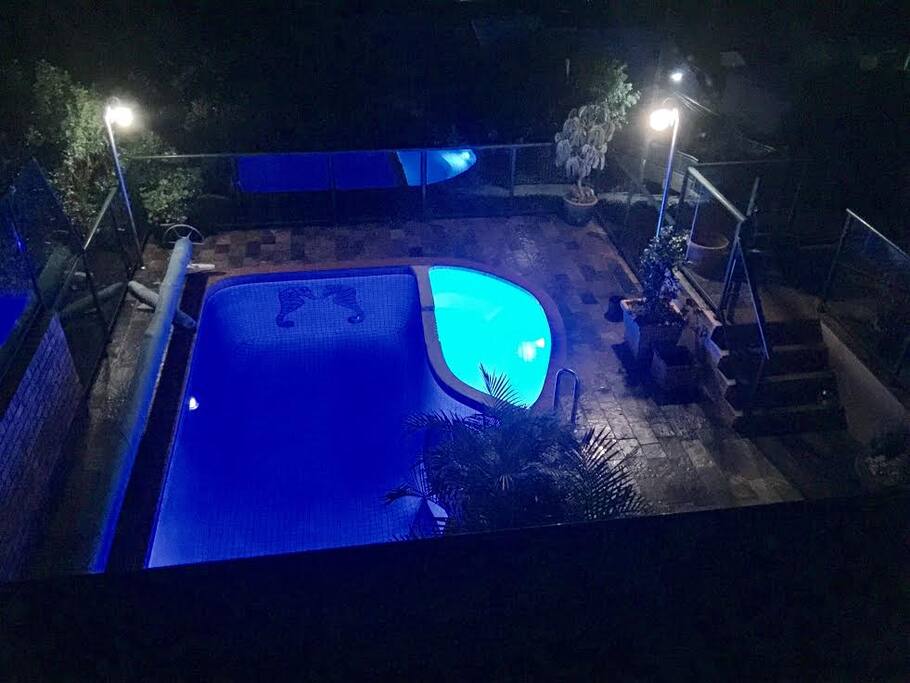 ... finish the day with a dip under the stars in our heated pool/spa